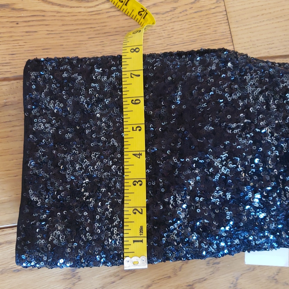 NWT A New Day Sequin Black Women's Boots Size 8.5 - Picture 9 of 14
